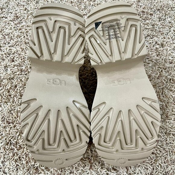 UGG Women’s Classic Ultra Mini New Heights Platform Boots Mustard Seed, Size 11 - Picture 11 of 16